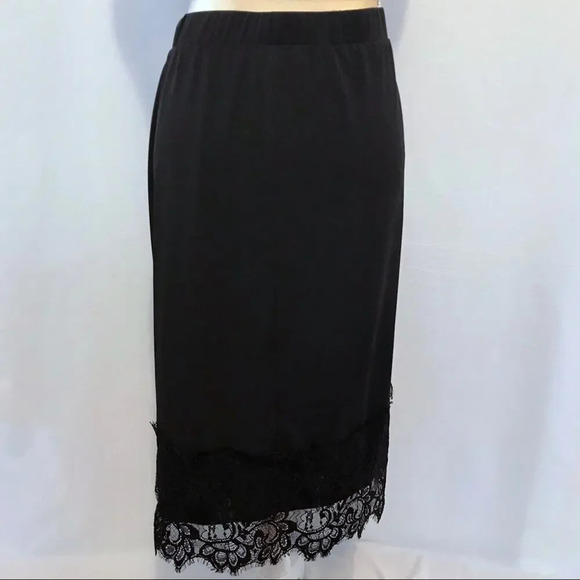 ING Collection NWT Black Skirt Women 1X - Picture 8 of 11
